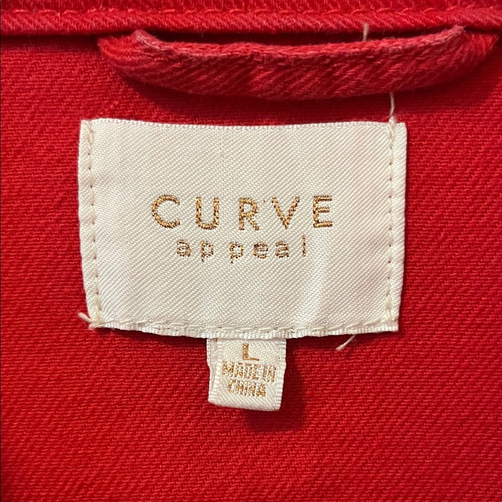 Red Denim Jacket - Picture 2 of 7